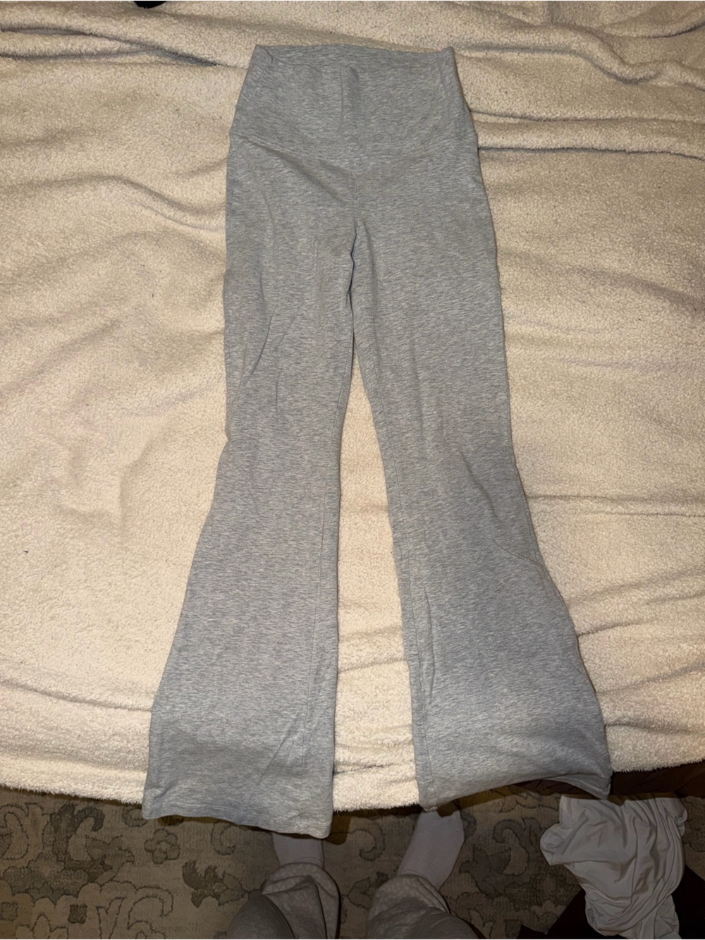 TNA Light Gray Flare Leggings